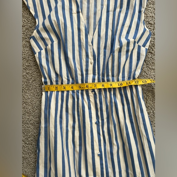 Ali & Jay Tie Wrap Stripped V-Neck Dress Boho Coastal-S - Picture 11 of 14